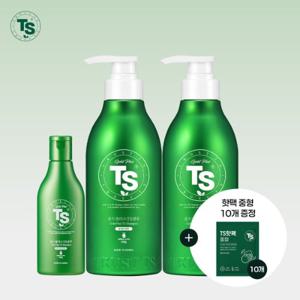 [카톡플친] TS골드플러스 샴푸 500g*2개 +  TS골드플러스 샴푸 100g*1개 + 핫팩중형*10개