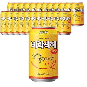 팔도 비락식혜 340ml X 24캔 수정과 전통음료 캔 찜질방