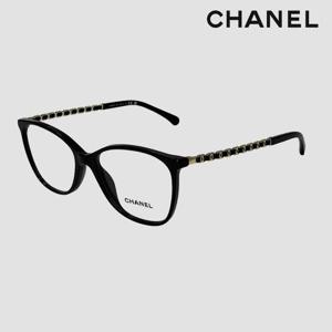 샤넬 메탈 CC로고 안경 CH3408Q A75226 C622 스퀘어 뿔테 52mm