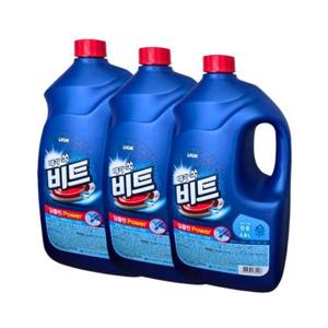 비트 딥클린파워 액체세제 일반/드럼 겸용 4L x3개