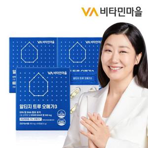 비타민마을 초임계 rTG 알티지오메가3 트루 60캡슐 x 3박스 (총6개월분)