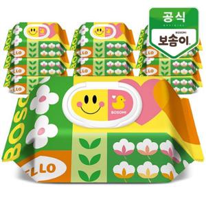 보솜이 액션플레이 아기물티슈 캡형 70매 x 10팩