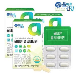 [올바른건강] 올바른 멀티비타민 3박스(총 3개월분)