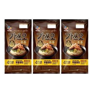 [CJ제일제당]가쓰오우동 (4인) 933g x3개