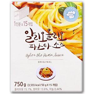 코스트코 이지쿡 알리오올리오 파스타 소스 750g(50g x 15개) 개별포장