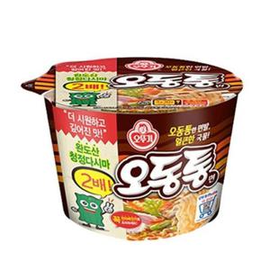큰컵라면 오뚜기 오동통면 100g 24개