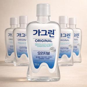 가그린 오리지널 가글 구강청결제 750ml 5개