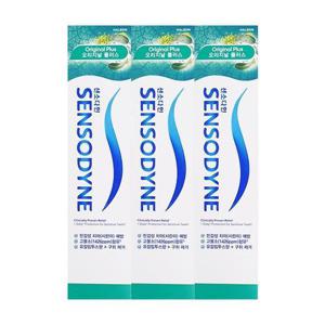 센소다인 오리지널플러스 민감성 치약 100g x3
