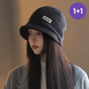[루즈루나] [1+1] 케일 패션비니 골지 여자 숏비니 모자
