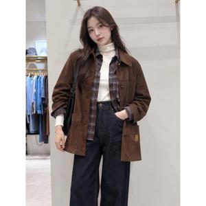 갤러리아_[SI]아웃포켓 스웨이드 오버 자켓(SHP3130XJJ)