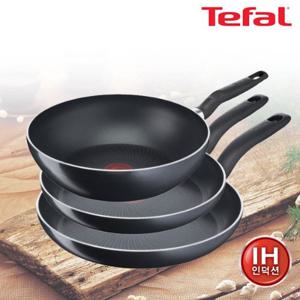 [테팔] IH 블랙 풀와이드 인덕션 프라이팬 28+32+멀티팬 28cm