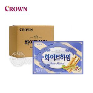 크라운 박스 화이트하임 47g 18입 과자 간식 군것질