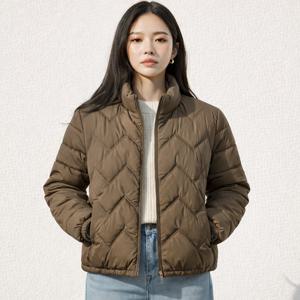 ★타임특가★[시노코] 지그재그 웰론 경량 패딩 점퍼 5컬러 M-XL
