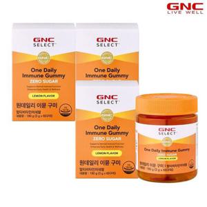 갤러리아_[GNC] 원데일리 이뮨 구미 제로슈가 멀티비타민 (총 60구미)x3개_