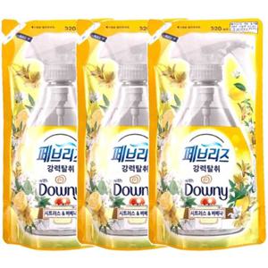 페브리즈 섬유탈취제 리필 320ml - 시트러스 버베나향X3개