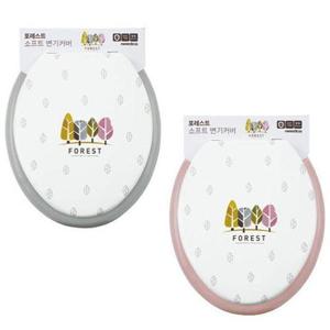 포레스트 변기커버 소프트 변기시트 카바 핑크 그레이 WFO3HSX