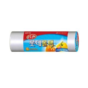롤행주 위생팩 비닐백 위생백 롤팩 비닐팩 롤백 비닐 위생 500매 WFO3LEZ