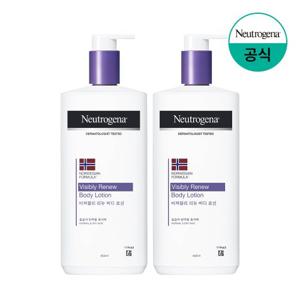 뉴트로지나 비져블리 리뉴 바디 로션 450ml  x2