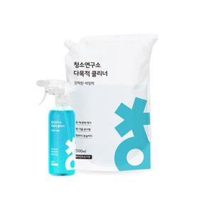 [청소연구소] 국내생산 다목적 클리너 (480ml*1개) + 리필 (1.5L*1개)