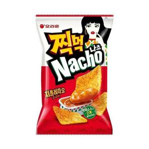 스낵 오리온 찍먹 나쵸 치폴레 마요소스맛 84g 14개