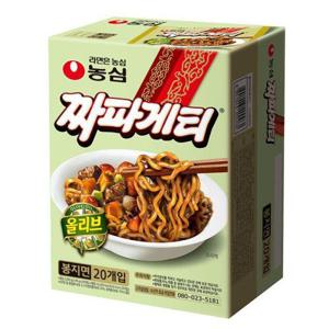 [농심] [농심]올리브 짜파게티20입 박스 야식