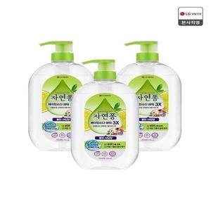 [퐁퐁]자연퐁 베이킹소다파워 3X 클린 라임향 용기 735ML x 3개
