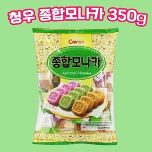 [셀러허브 식품]청우 종합모나카 350g 찹쌀맛 고구마맛 녹차맛