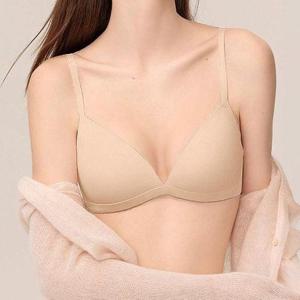편안한 노와이어브라 얇은패드 여성 데일리 속옷