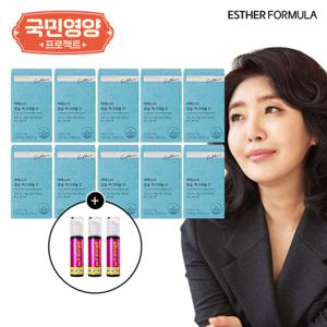 [국민영양] 여에스더 칼슘마그네슘D 10박스  +  글루타치온 앰플샷 3병