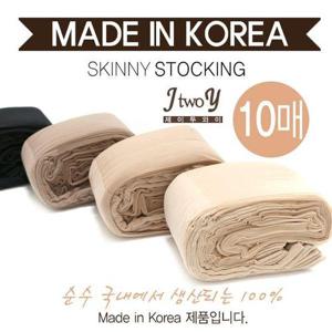 [제이코튼]검정스타킹 10매