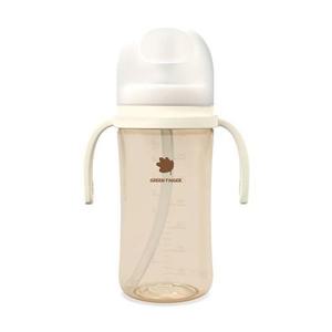 [그린핑거]베베그로우 PPSU 빨대컵 크림베이지 280ml