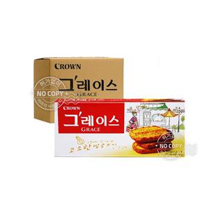 크라운 그레이스 과자 85g 24개입 박스