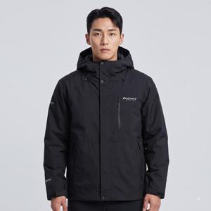 디스커버리 남성 베르겐 퍼텍스 쉴드 구스다운 경량패딩 블랙 DMDJCW056 DMDJCW056BKS