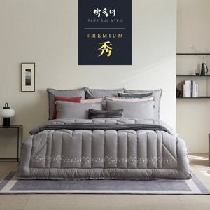 [Q] 10%앱할인/프리미엄 순면100% 박술녀 순면 피그먼트 침구 풀세트 (이불1장+베개커버2장+패드1장)