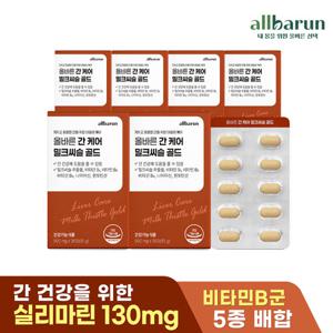 올바른 간 케어 밀크씨슬 골드 30정 6박스 (총 6개월분, 180정)