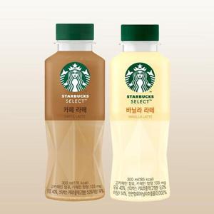 스타벅스 셀렉트 카페라떼 300ml 6개 + 바닐라라떼 300ml 6개