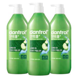댄트롤 상쾌한 향 프레쉬 애플 샴푸 820ml x3