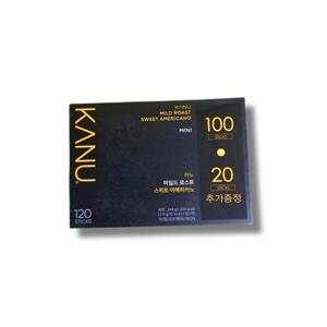 카누 마일드 로스트 스위트 아메리카노 원두커피믹스 120스틱 1박스