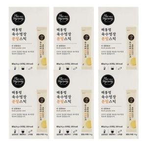 [셀러허브 식품]육수명장 분말스틱 80g (4g x 20개입) 6박스 -SDL-