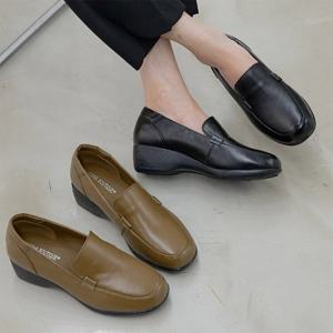 [라파파] 천연 소가죽 안나 모던 슈즈 4cm 키높이 컴포트화