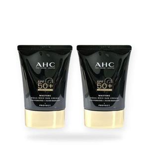 AHC 대용량 최신 상 마스터즈 아쿠아리치 선크림 60ml+60ml(AD)