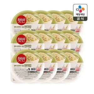 [CJ] 햇반 현미밥 210g x12개