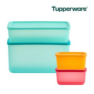 [Tupperware] 싱싱블록 직사각 4종 세트