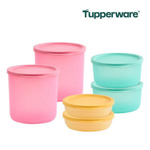 [Tupperware] 싱싱블록 라운드 6종 세트