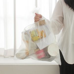 [가쯔] 분리수거함 휴지통 비닐봉투 (62X60Cm) 40L 100매