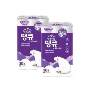 행운드림 땡큐 베이직 화장지 3겹 30롤 2팩 향기좋은/FJ