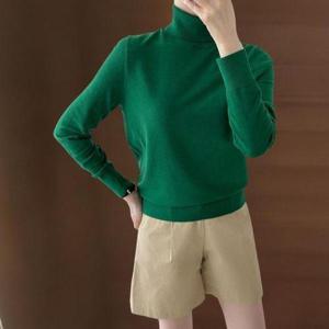 [다잇템]여성 민무늬 일상룩 FW 환절기 롱슬리브 니트