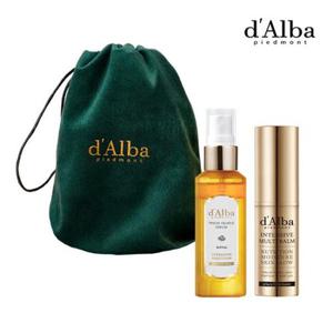 [달바]달바 로얄 세럼 60ml1+멀티밤1+벨벳파우치(그린)