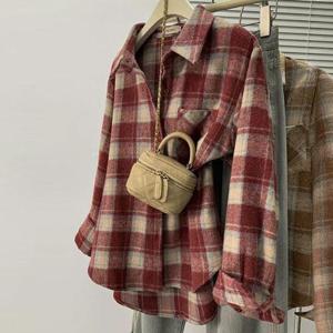 [키첼] 티소이 기모 체크 셔츠