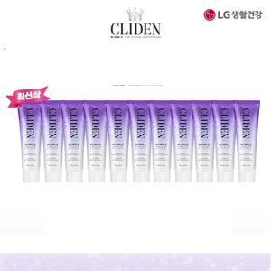 [클라이덴] 퍼플 더 글로우 광채 미백치약 대용량(120g) 11개